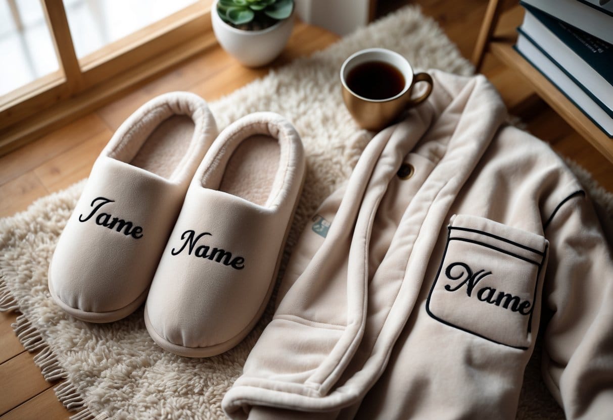 Sådan finder du de perfekte tøfler og tøj med eget navn til hjemmet